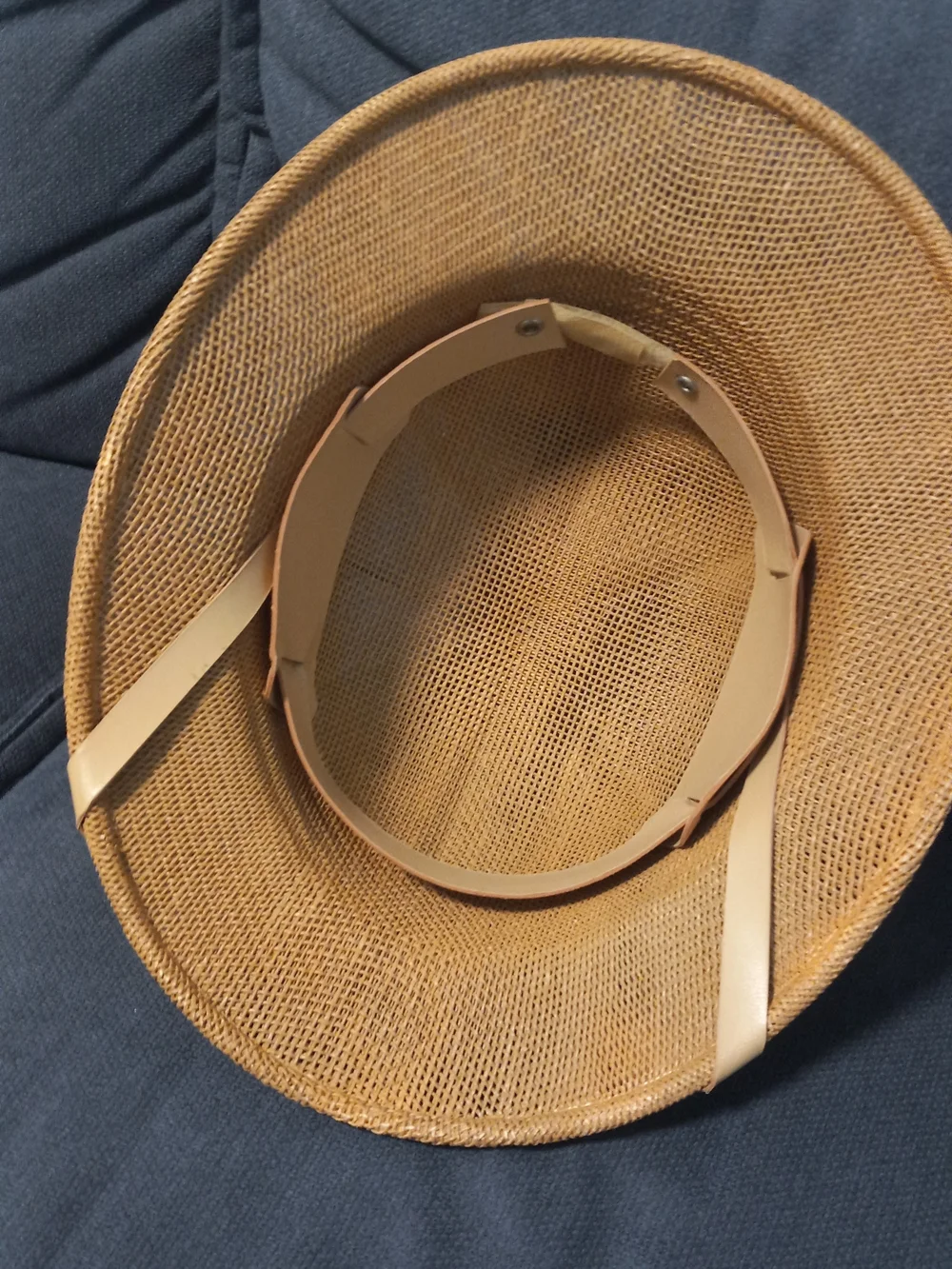 Men's Straw Safari Hat - Tan